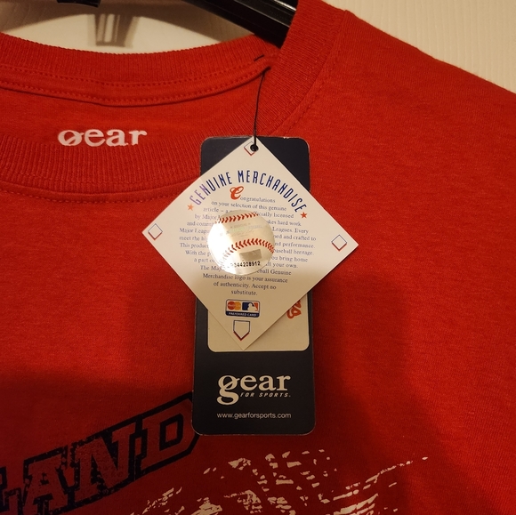 Cleveland Indians Gear for Sports NWT mens large short sleeve t-shirt - Picture 3 of 5